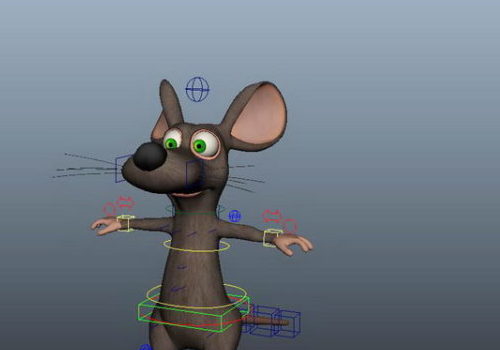 Little Mouse Cartoon Character