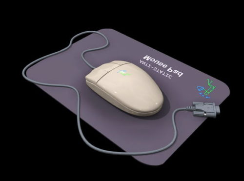 Pc Mouse With Mouse Pad