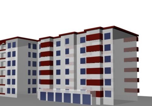 Multi-story City Residential Building