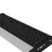 Black Multimedia Keyboard