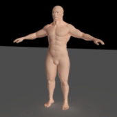 Muscle Man Character