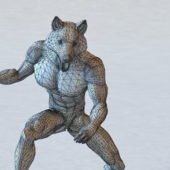 Lowpoly Mythical Creatures Werewolf | Animals