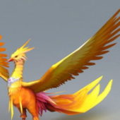 Fantasy Mythical Phoenix Bird