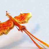 Mythical Phoenix Rigged | Animals