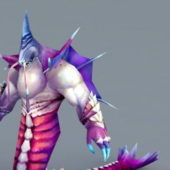 Game Character Naga Creature