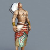 Character Native American Indian Chief