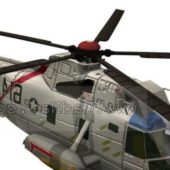 Sh-3h Sea King Navy Helicopter