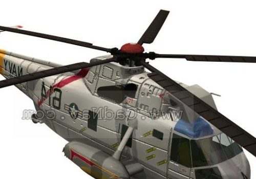 Sh-3h Sea King Navy Helicopter
