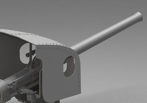 Navy Artillery Turret Gun