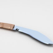 Curved Military Knife