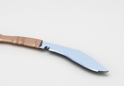 Curved Military Knife