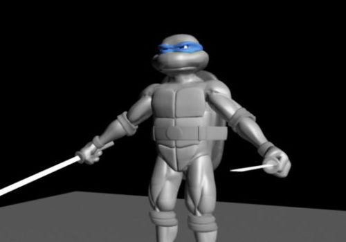 Ninja Turtles Warrior Rigged