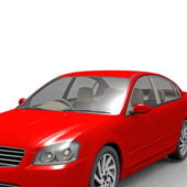 Red Nissan Altima Sedan Car