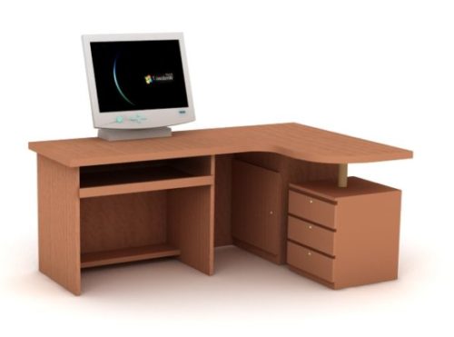 Office Furniture Desk With Computer