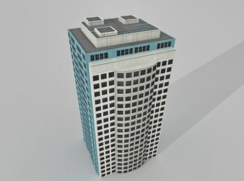 Office High Rise Building Block