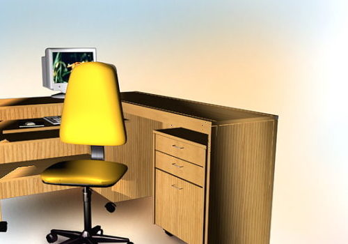 Office Furniture Computer Desk With Chair
