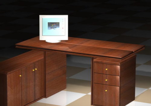 Office Desk Furniture With Computer
