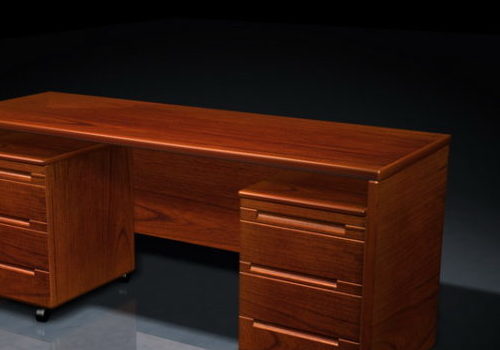 Office Desk Furniture With Cabinets