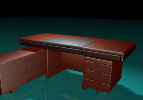 Office Furniture Wood Desk With Storage