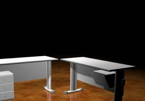 Office Furniture Desks With Cabinet