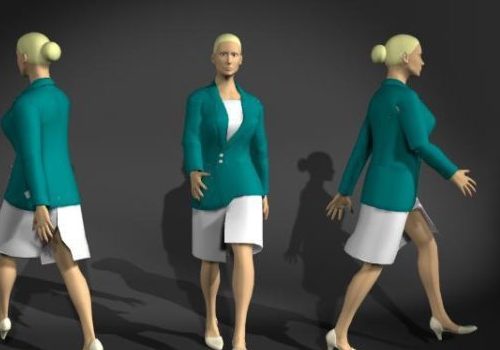 Office Lady With Uniforms Suit | Characters