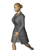 Office Lady Character In Suit Jacket Characters
