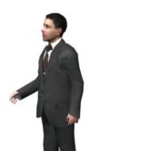 Office Man Standing Pose Characters