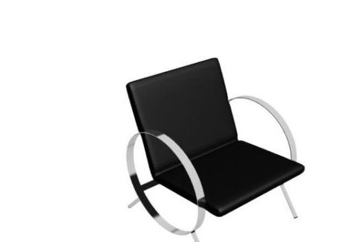 Office Black Visitor Chair