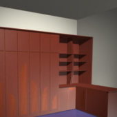 Wooden Office Wall Storage Systems