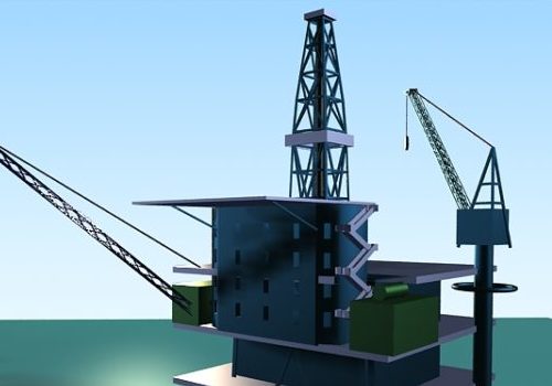 Offshore Oil Platform Building