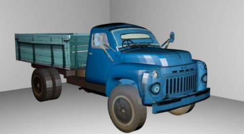 Old Blue Farm Truck