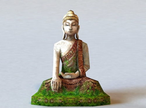 Buddha Sculpture 3d Model Free
