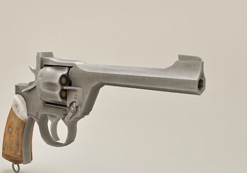 Old Vintage Revolver Gun