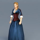 Old Western Woman Character