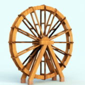 Old Wooden Water Wheel