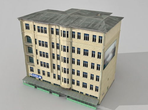 Russian Apartment Complex Building