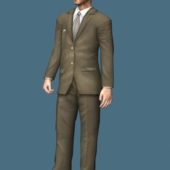 Old Businessman Standing | Characters