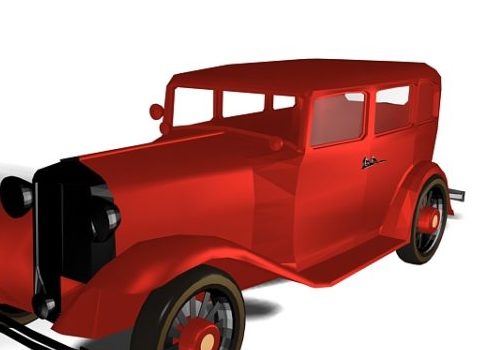 1900S Old Classic Car 3D Model - .Max - 123Free3Dmodels