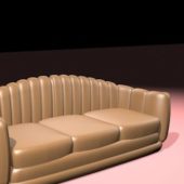 Fashioned Leather Sofa Furniture Design