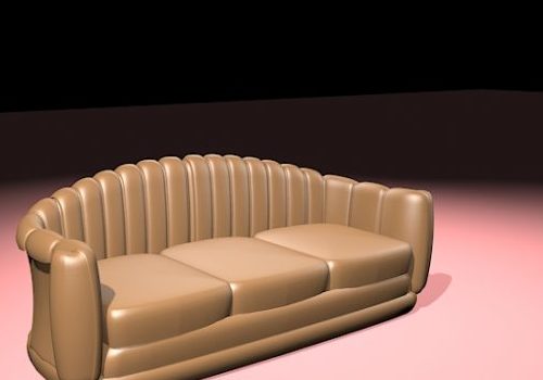 Fashioned Leather Sofa Furniture Design