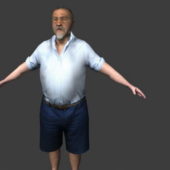 Old Man In T-pose | Characters