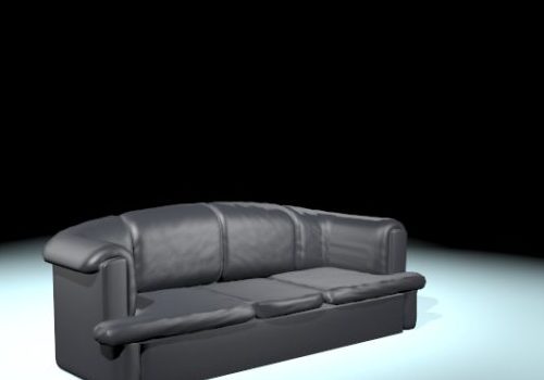 Old Style Black Sofa Furniture Design