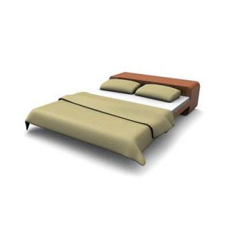 One Piece Wood Platform Bed | Furniture