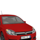 Opel Astra Red Car