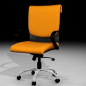 Orange Modern Office Chair