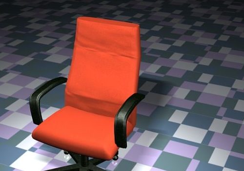 Furniture Orange Executive Chair