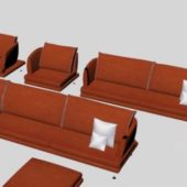 Modern Fabric Leather Sofa Chair Set | Furniture