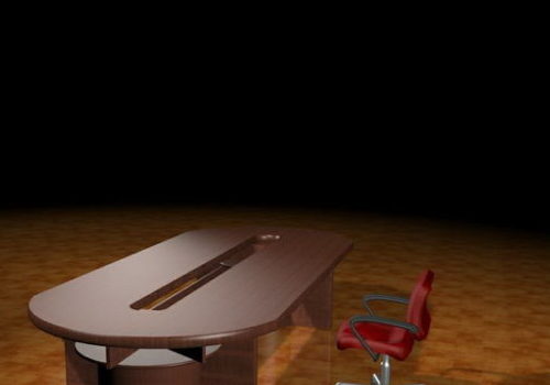 Office Oval Conference Table And Chair