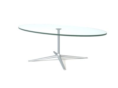 Oval Glass Modern Table | Furniture