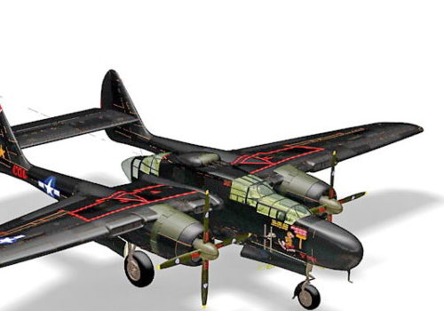 P-61 Black Widow Fighter Aircraft